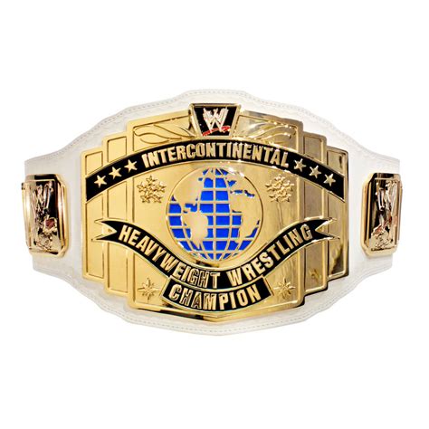 Wwe White Intercontinental Championship Replica Title Belt Wwe Us