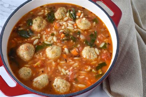 These baked chicken meatballs are the best! Chicken Meatball Soup - Cook2eatwell
