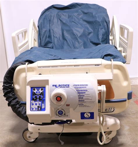 Stryker Secure Ii 3002 Hospital Bed W Air Mattress Sw Rotate Pump