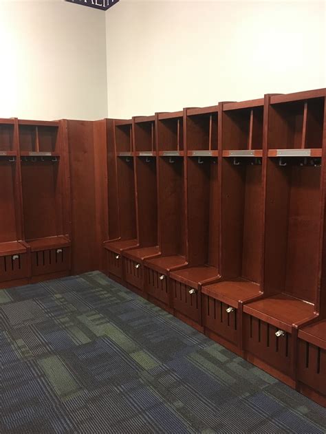 Wood Sports Locker Installations By All Wood Lockers