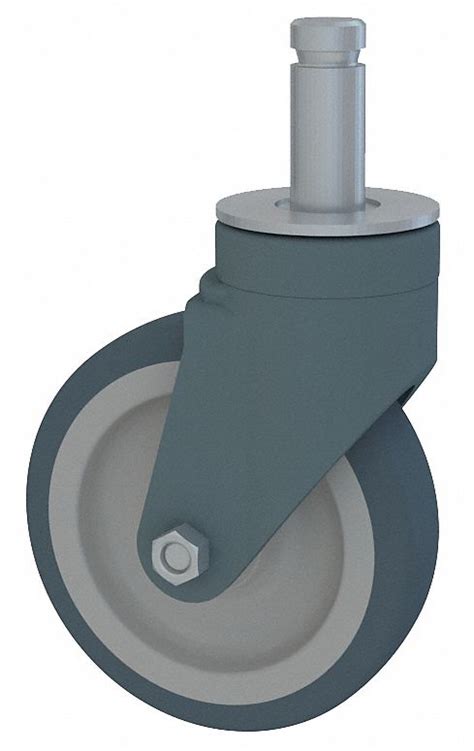 Metro 300 Lb Load Capacity Gray Replacement Caster For Shelf