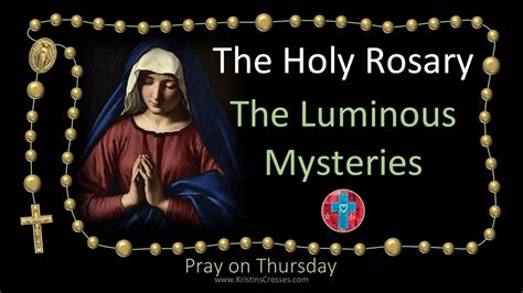 pray the rosary 💚 thursday the luminous mysteries of the holy rosary [multi language cc