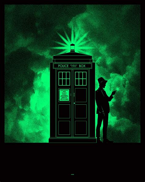 The Geeky Nerfherder Cool Art Tardis By Matt Ferguson