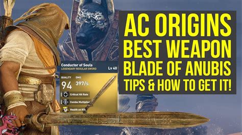 Assassin S Creed Origins Best Weapons Sword Of Anubis Trials Of The