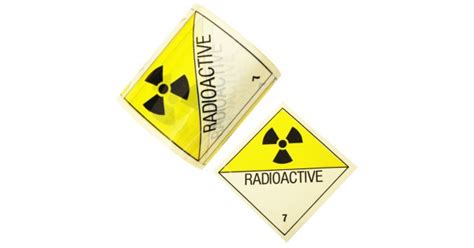 7 Radioactive Premium Hazard Labels