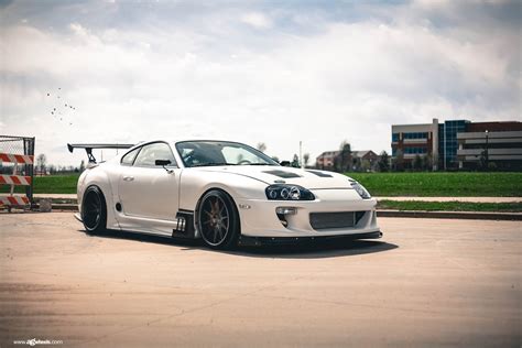 Want to enrich our toyota supra 2020 wallpapers background set? Ultra-Modern Tuning for White Toyota Supra with Custom ...