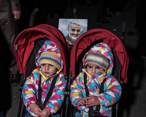 Qasem Soleimani Photos Of Iranians Mourning In Tehran Time