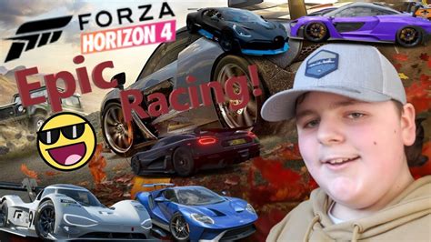 racing in forza horizon 4 youtube