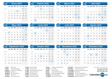 Calendario 2022 Calendarena Riset