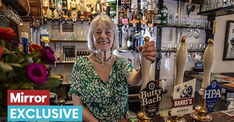 Pub Landlady 74 One Of Uks Longest Serving Publicans Still Pulling Pints After 60 Years