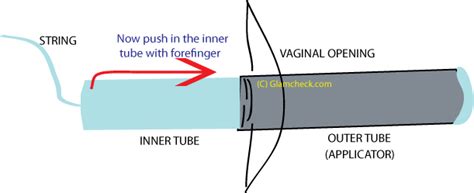 The smaller tube is actually a plunger that you use to push the tampon out when it's time. How To Insert A Tampon Diagram - Free Diagram For Student