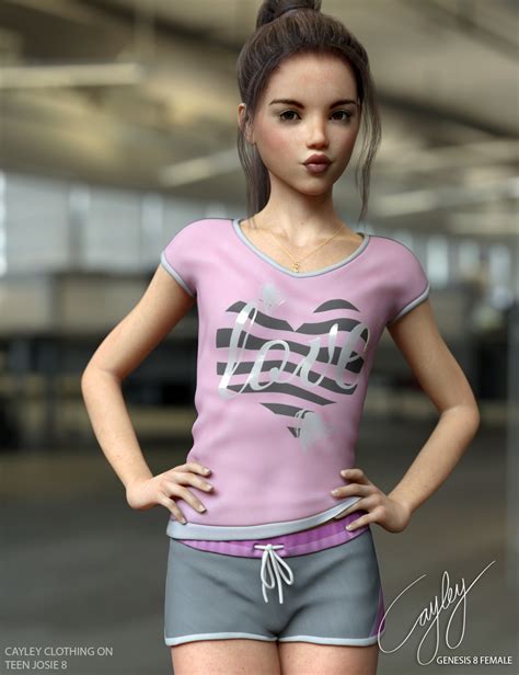 Cayley Clothing And Accessories For Genesis Female S Daz D