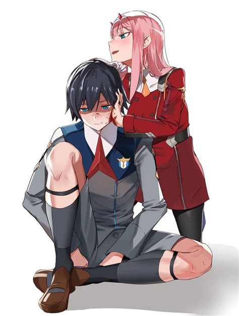 Pin By Shiroyasha On Darling In The Franxx Zero Two X Hiro Darling