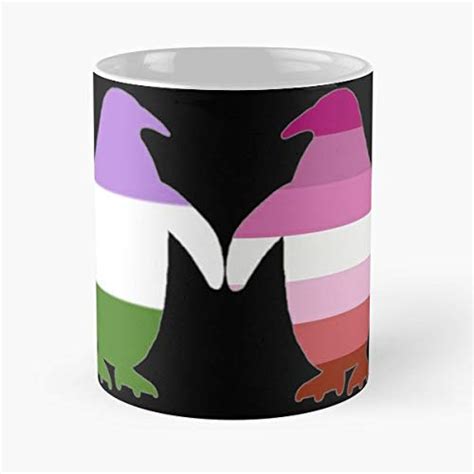 Genderqueer Lesbian Pride Ceramic Coffee Mugs 11 Oz Funny