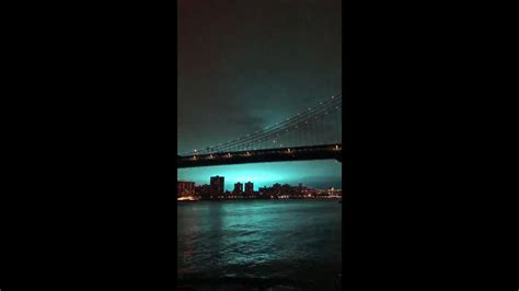 New York Transformer Explosion Lights Sky Blue Knocks Power The Star