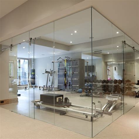 Gym Layout Not Completely Glass Enclosed But Consider Glass Wall To