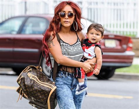 snooki was seen in elizabeth nj taking her son lorenzo lavalle to dna testing of new jersey