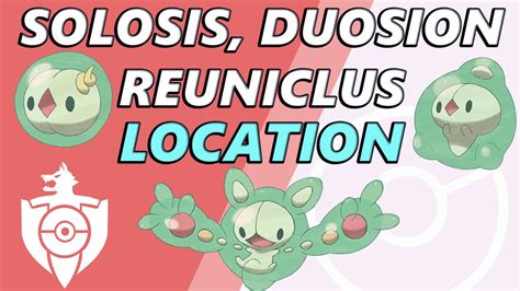 Pokemon Sword And Shield How To Catch And Find Solosis Duosion And