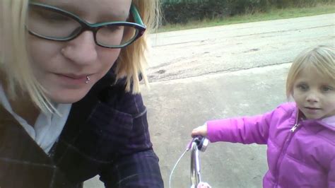 My Step Granddaughter Riding Her Bike Youtube