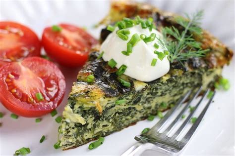 How To Make Crustless Spinach And Feta Quiche The Fed Up Foodie