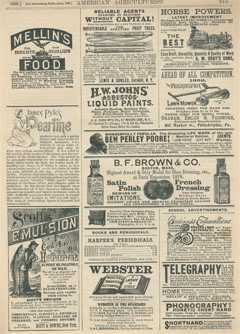 Clearly Vintage A Few More Pages From American Agriculturist May 1888