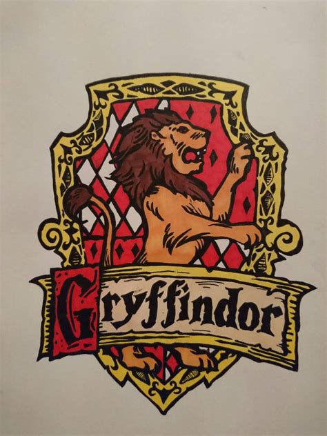 Gryffindor Coat Of Arms By Arcanick17 On Deviantart