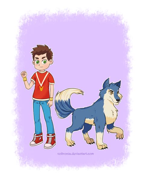 Boy With Wolf By Voltronia On Deviantart