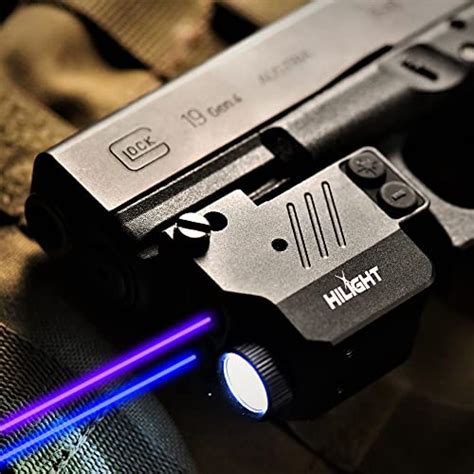 Hilight Blue And Purple Laser Light Combo For Handgun 500 Lumens 3in1