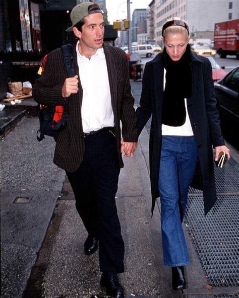 Carolyn Bessette Kennedy On Instagram Out Sans Purse Pushing The