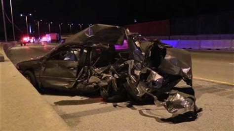 Driver In Very Critical Condition After Multi Vehicle Crash On I 294 At