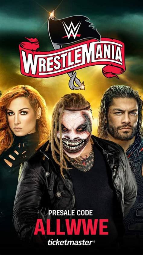 Wrestlemania 36 Poster Wwe Wrestlemania 36 Poster By Chirantha On