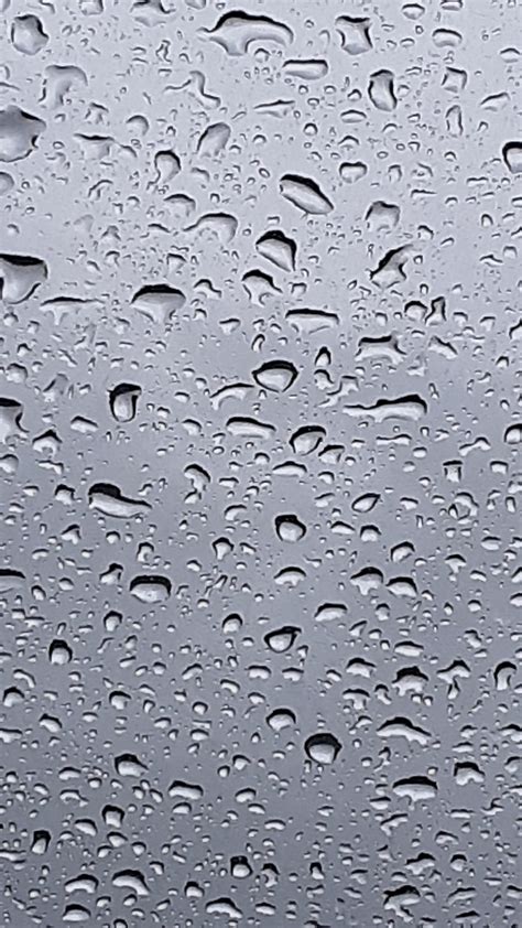 2k Free Download Rainy Day Drops Glass Gray Rain Water Water