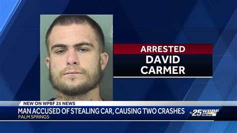 Man Accused Of Stealing Car Causing Two Crashes Has Been Arrested