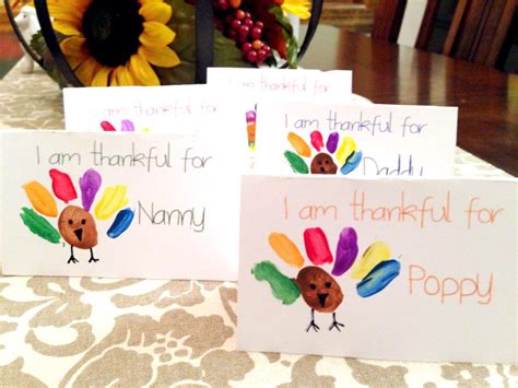 Thanksgiving Place Cards That Kids Can Make Free Printable