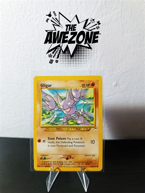 Gligar 67105 Neo Destiny Pokemon Card Authentic Shopee Philippines