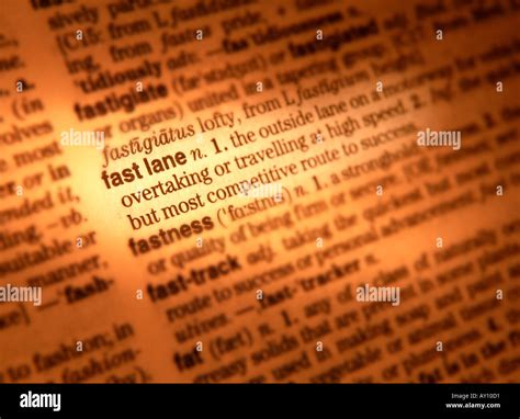 Fast lane hi-res stock photography and images - Alamy