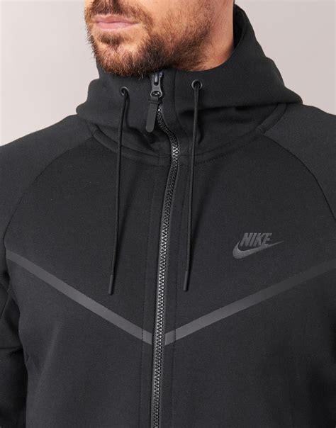 Homme Vestes Nike Tech Fleece Windrunner Hoodie Noir