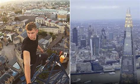 Freeclimber Scales The Shard In London Europes Tallest Skyscraper