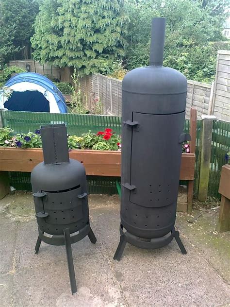 Garden Wood Burners Made By My Husband Gas Bottle Wood Burner Diy Wood Stove Diy Fire Pit
