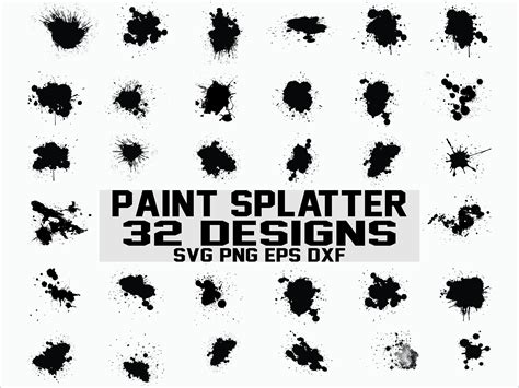Splatter Svg Paint Splatter Svg Splash Svg Paint Splash Svg Paint