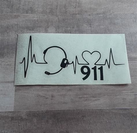 Dispatcher Heartbeat 911 Heartbeat Headset 911 Etsy