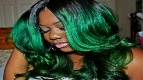The colour reserves status as a high fashion label, common among fashionable if you do not like your natural hair colour, turning your black hair green is an effortless process requiring essential maintenance. Custom GREEN HAIR! Hair Coloring- Adore Forest Green ...