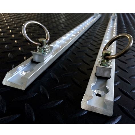 New 4 X Anchor Track Tie Down Rail System Aluminium Tracking Bike Utes