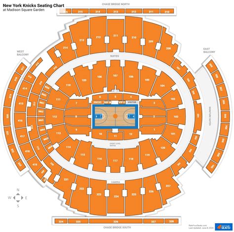 Madison Square Garden Seating Chart Concert With Seat Numbers