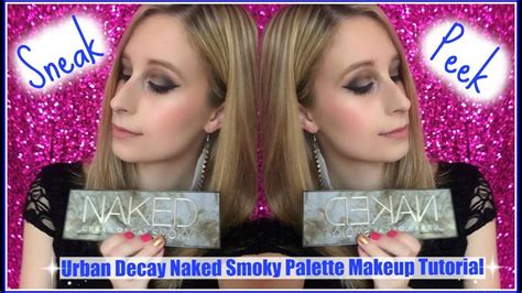 Sneak Peek Urban Decay Naked Smoky Palette Makeup Tutorial YouTube