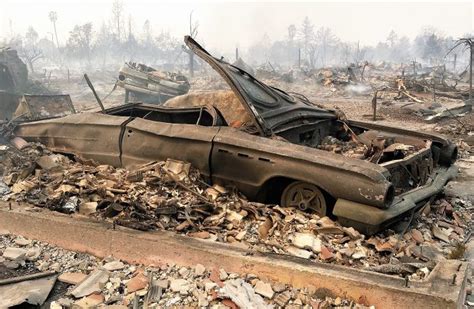 Reduced To Ashes Classic Cars Burned In California Fires Add To The