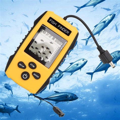 Handheld Lcd Display Fish Finder Portable Fishing Kayak Fishfinder