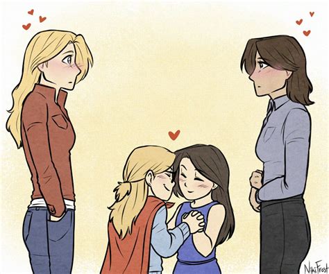 Pin By Masen Stevenson On Supercorp Swan Queen Supergirl Cute Gay