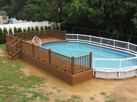 Above Ground Pools With Decks Above Ground Pool Reviews