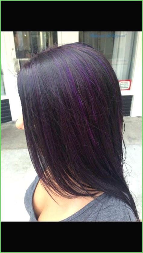 Purple Highlights In Black Hair 30 Best Purple Hair